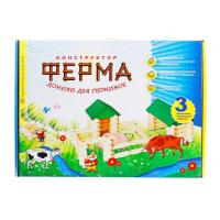 Конструктор из бревнышек Эра Домики для гномиков тип-4 (Ферма)