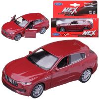 Welly Машинка Maserati Levante 43739W-C малиновый металлик